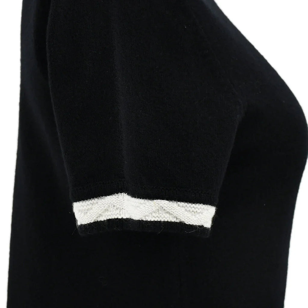 Chanel 2004 Fall CC Logo Cashmere Polo Dress #40
