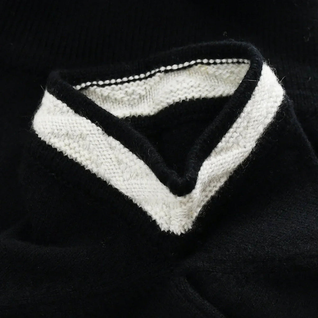 Chanel 2004 Fall CC Logo Cashmere Polo Dress #40