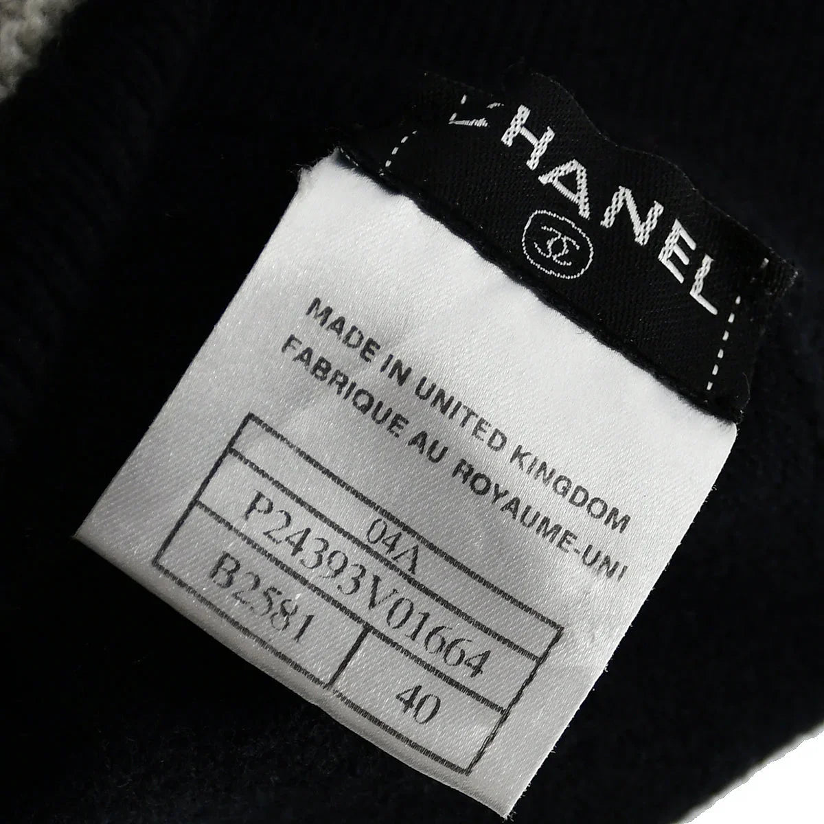 Chanel 2004 Fall CC Logo Cashmere Polo Dress #40