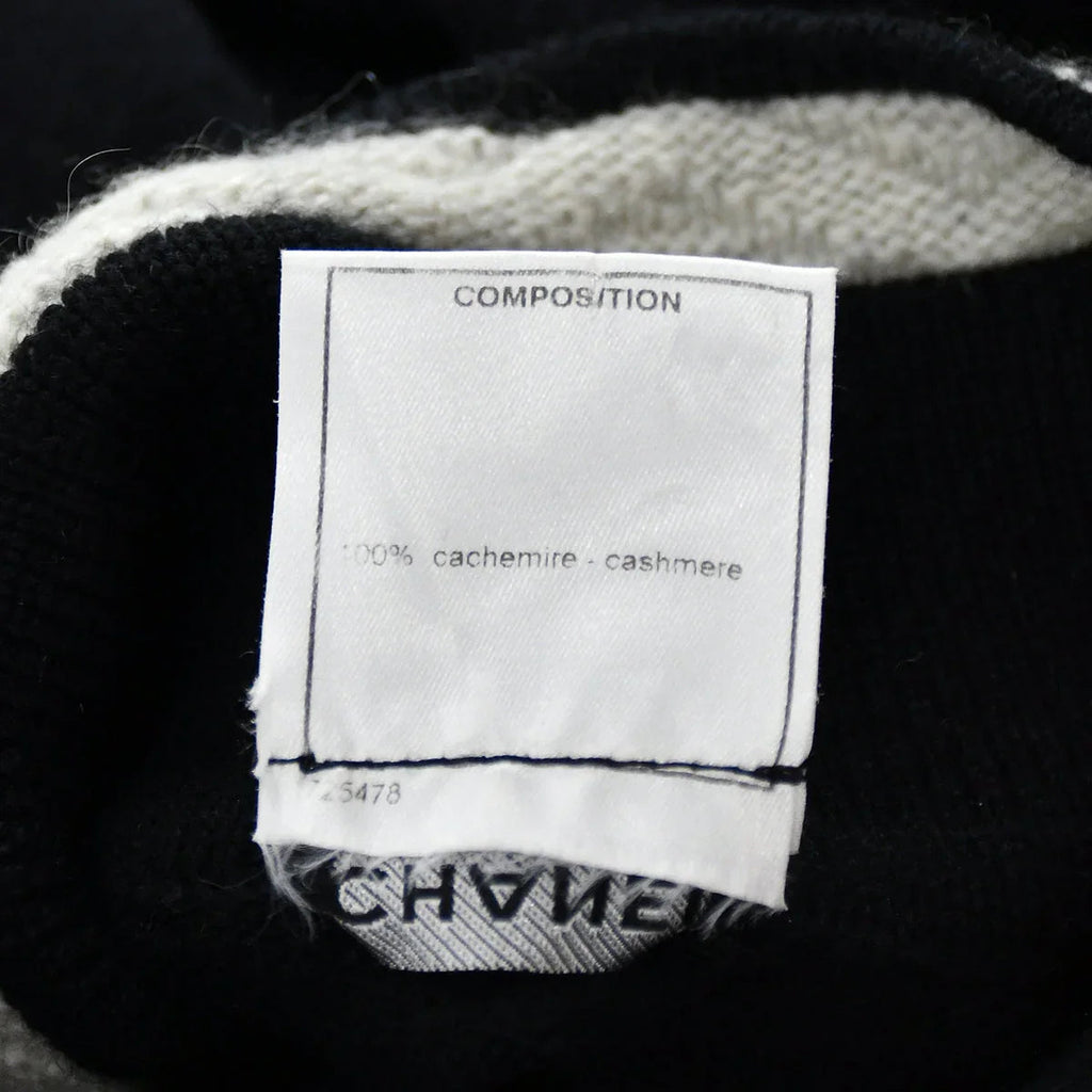 Chanel 2004 Fall CC Logo Cashmere Polo Dress #40