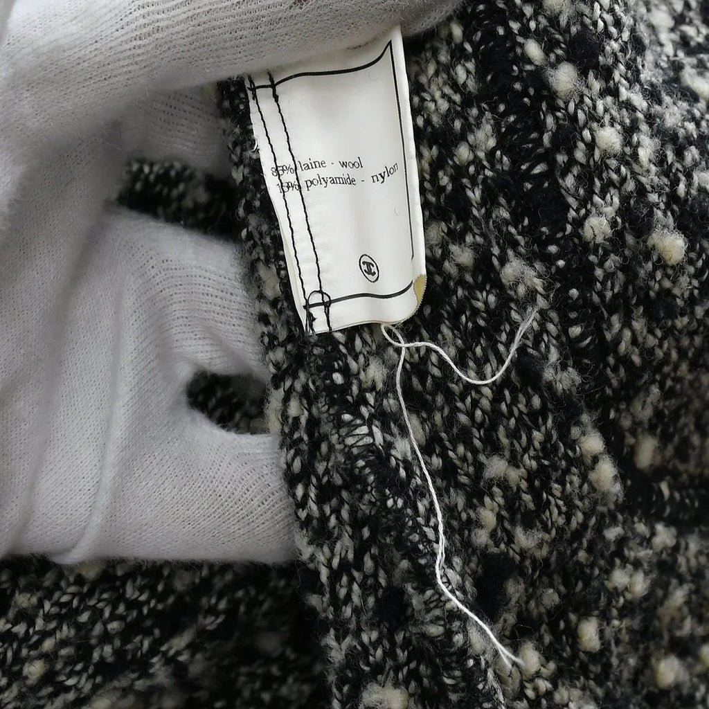 Chanel Fall 1994 roll-neck two-tone minidress #42