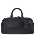 Chanel 2003-2004 Black Calfskin Boston 40