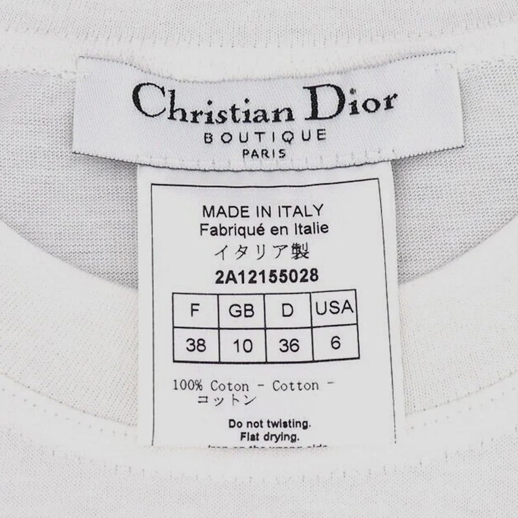 Christian Dior 2002 John Galliano graphic-print cotton T-shirt set #38
