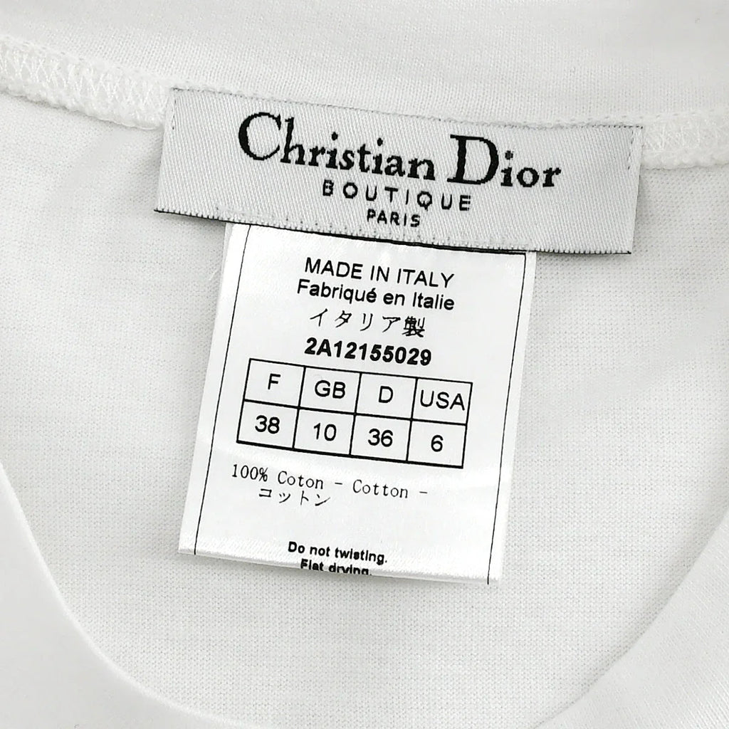 Christian Dior 2002 John Galliano graphic-print cotton T-shirt set #38