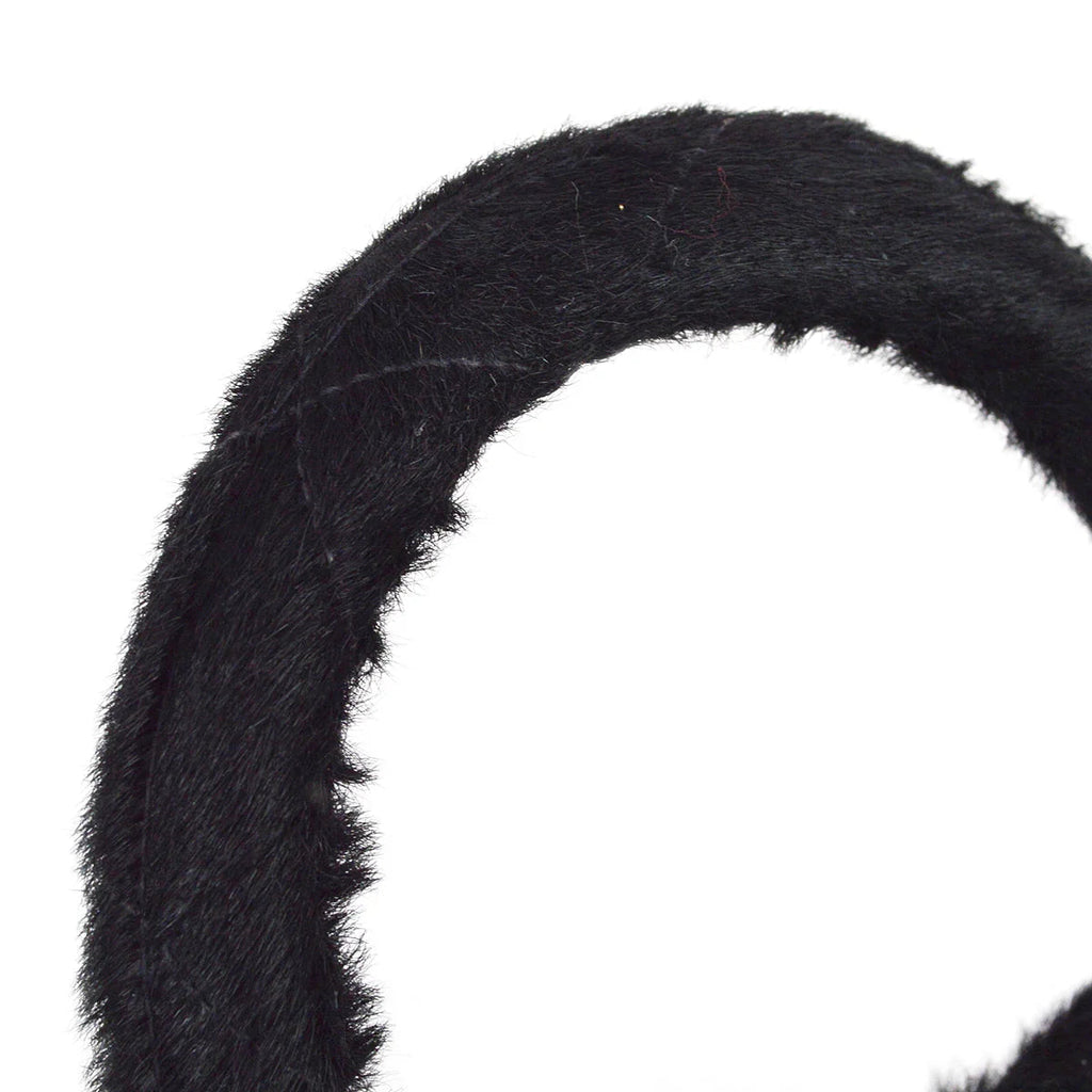 Chanel 1991-1994 Black Pony Hair Classic Flap Micro Handbag