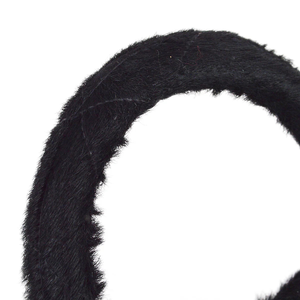 Chanel 1991-1994 Black Pony Hair Classic Flap Micro Handbag