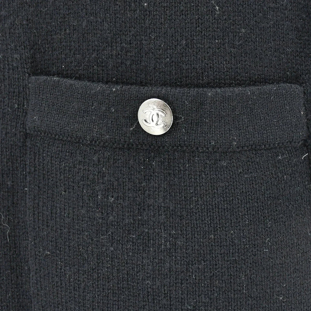 Chanel 2008 fall CC-button cashmere dress #38
