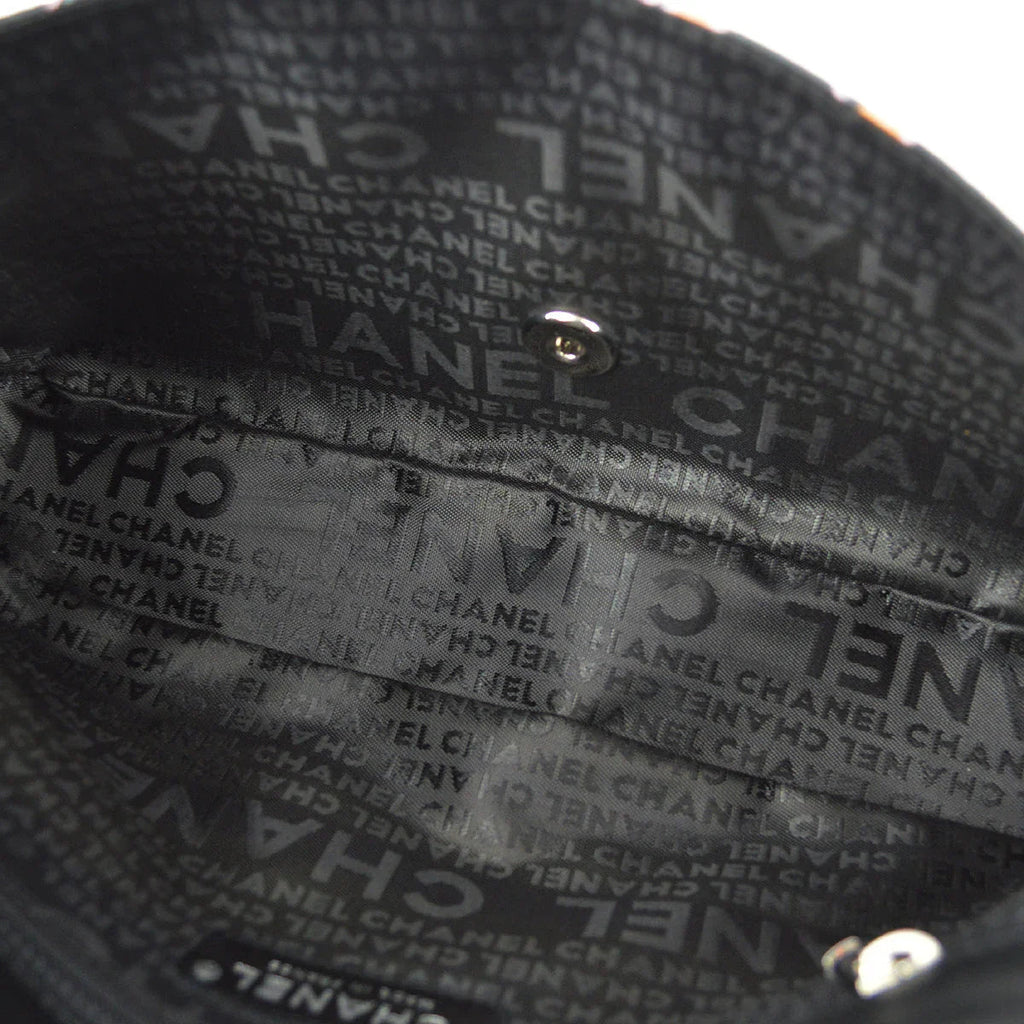 Chanel 2004-2005 Black Satin Lipstick Classic Single Flap Shoulder Bag