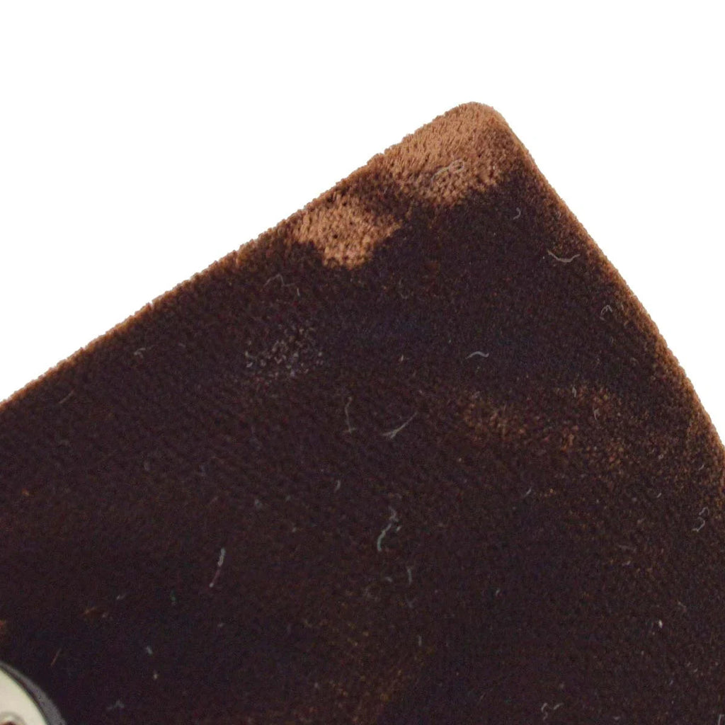 Chanel Brown Velvet Bow Hair Barrette