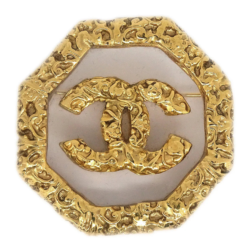 Chanel Brooch Pin Gold 93A
