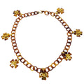 Chanel Acrylic Chain Belt Clover 95P