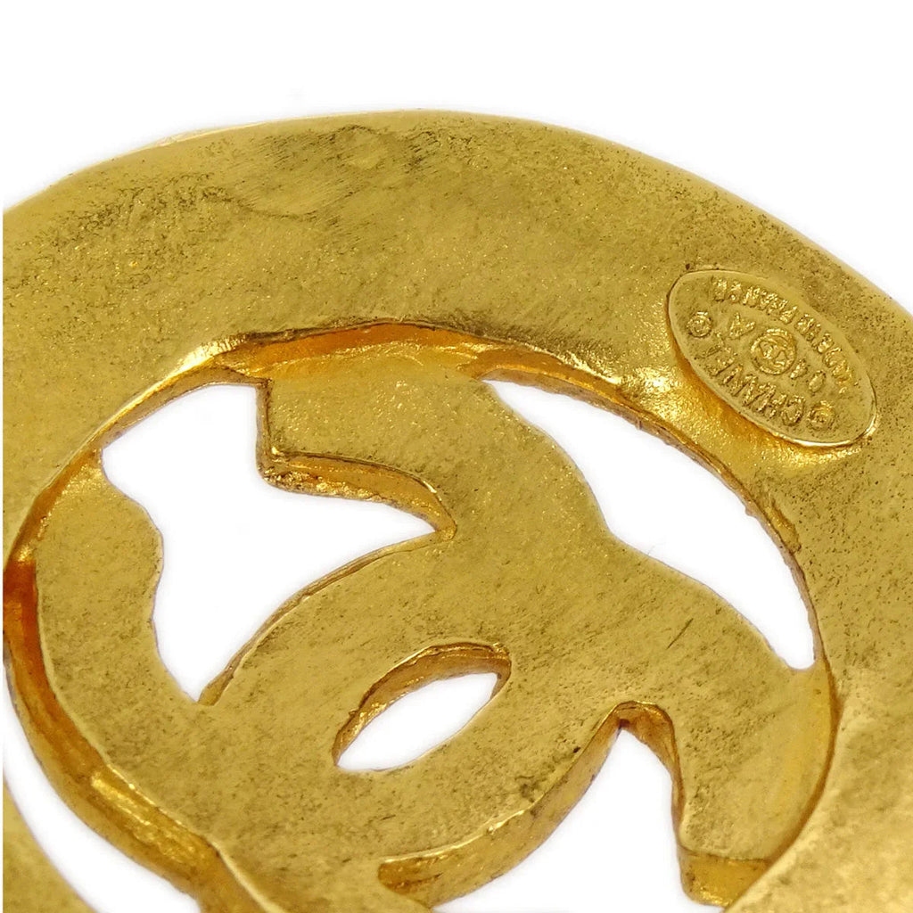 Chanel 1994 Filigree Cutout CC Necklace