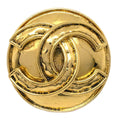 Chanel Medallion Brooch Pin Gold 94P