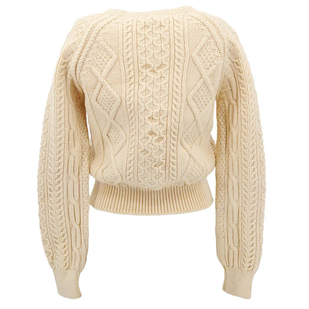 Chanel Fisherman Sweater Ivory #40