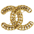Chanel CC Brooch Pin Gold 1107