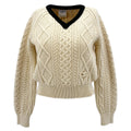 Chanel Fall 1996 wool fisherman knit jumper #42