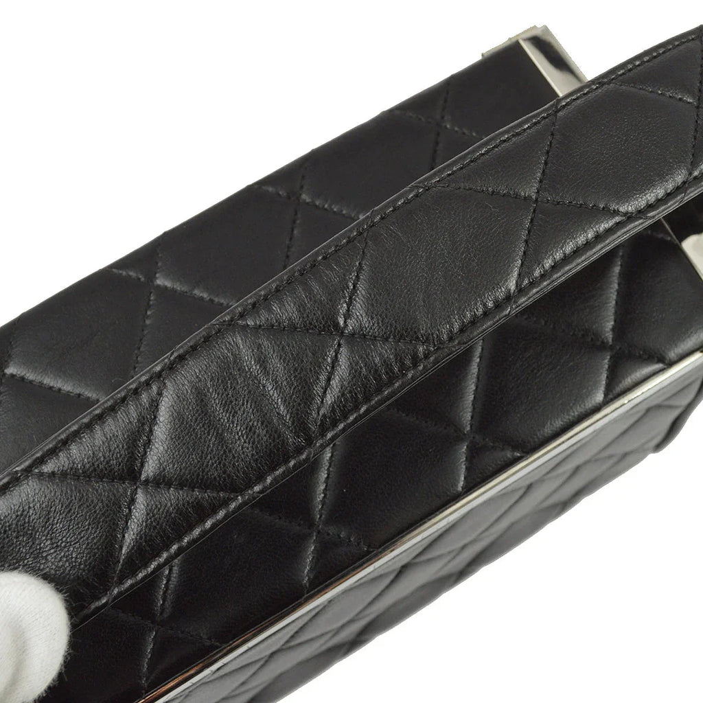 Chanel 1996-1997 Black Lambskin Handbag
