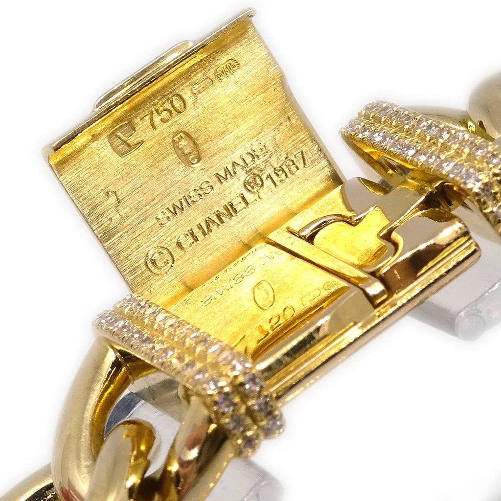 Chanel Premiere Watch 18KYG Diamond #L
