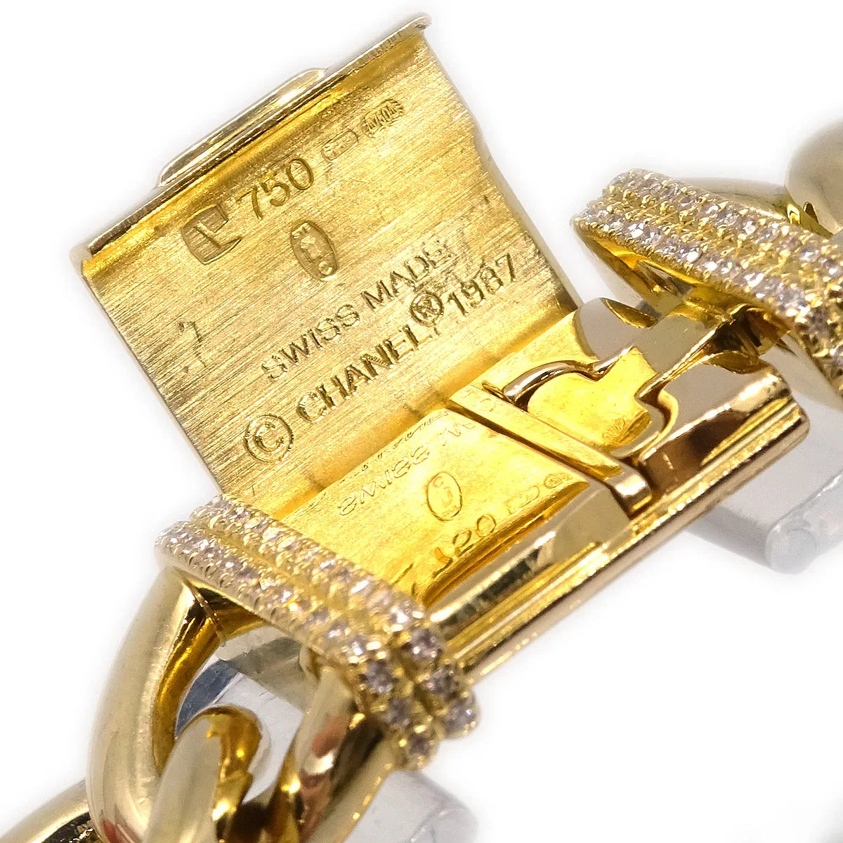 Chanel Premiere Watch 18KYG Diamond #L