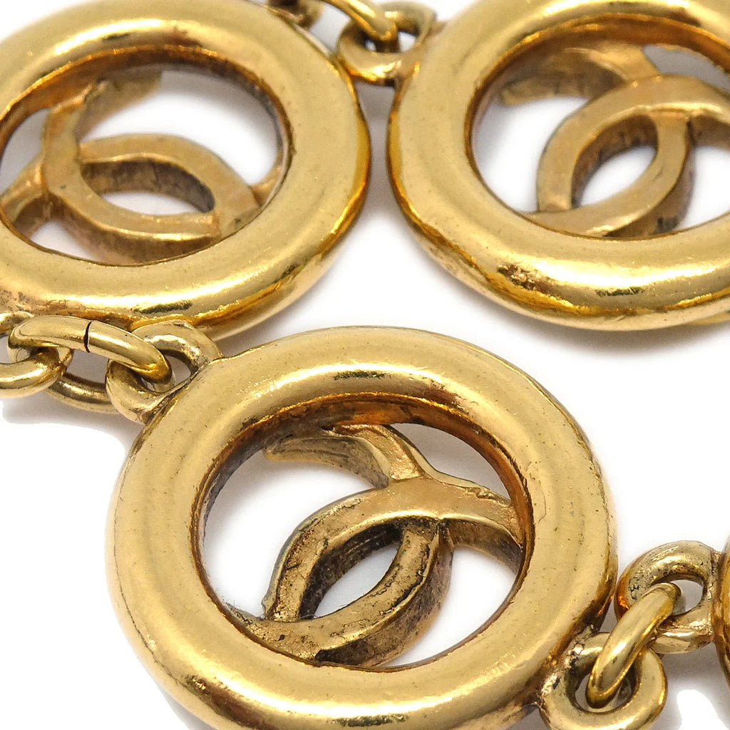 Chanel CC Bracelet Gold 1983