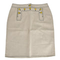 Chanel Skirt Beige Denim #44
