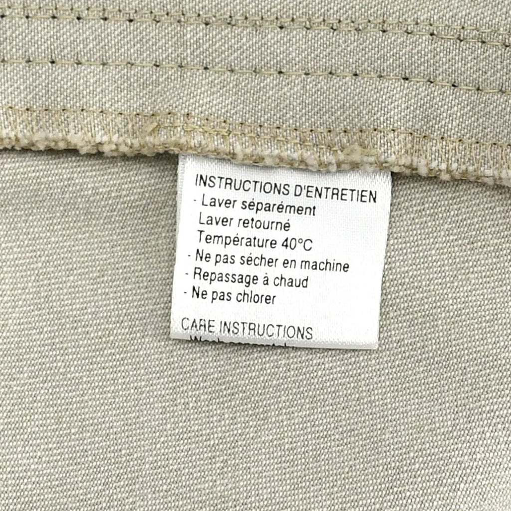 Chanel Skirt Beige Denim #44
