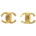 Chanel CC Earrings Clip-On Gold