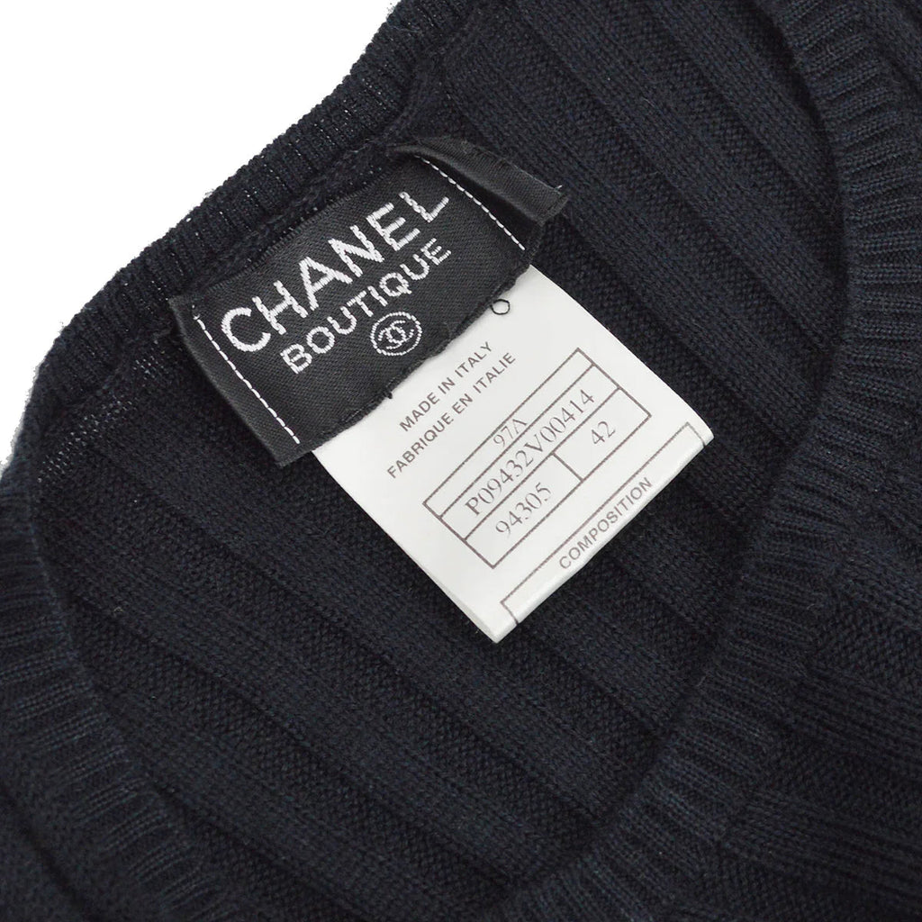 Chanel Fall 1997 Ribbed Bodysuit #42