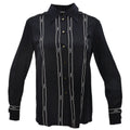 Chanel Blouse Shirt Black 94A #40