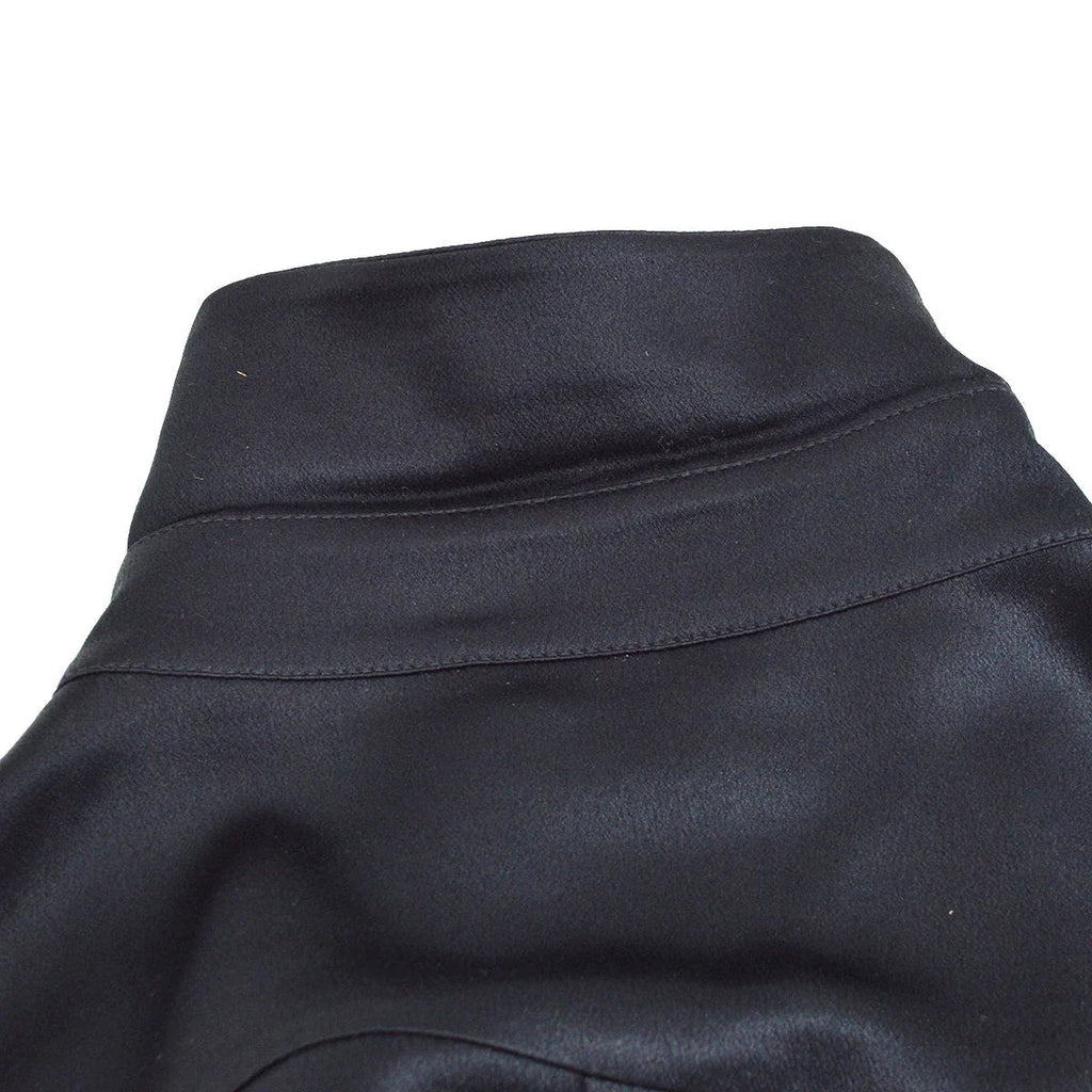 Chanel Blouse Shirt Black 94A #40