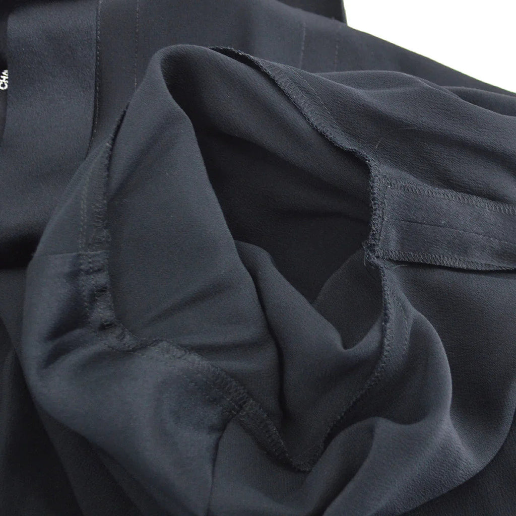 Chanel Blouse Shirt Black 94A #40