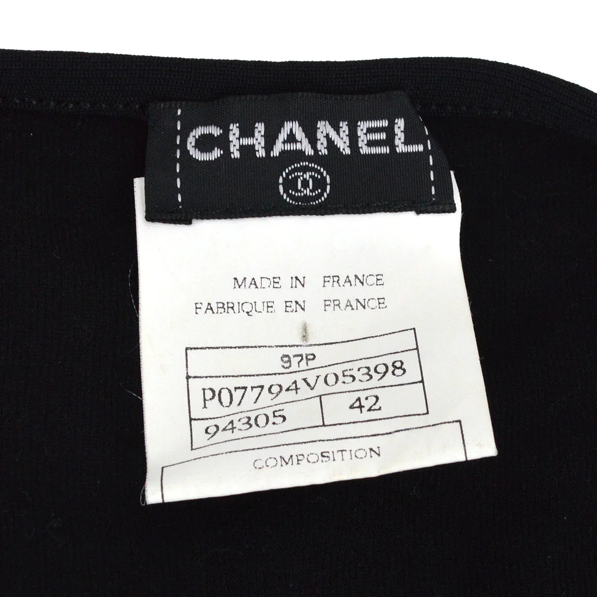 Chanel Spring 1997 CC Logo Embroidered Cropped T-shirt #42