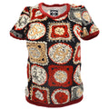 Chanel Short Sleeve Tops Red Black 09P