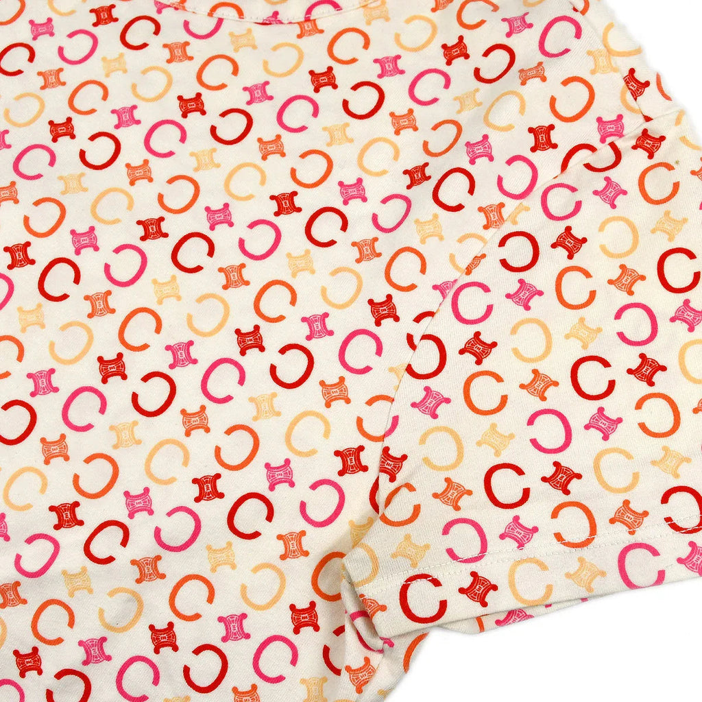Celine C Macadam T-shirt Pink