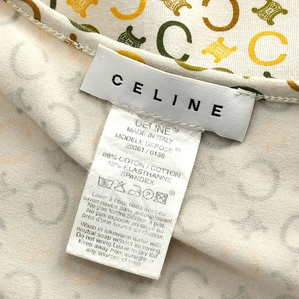 Celine 2000s C Macadam Sleeveless Top