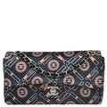 Chanel 2004-2005 Satin Lipstick Classic Single Flap Shoulder Bag