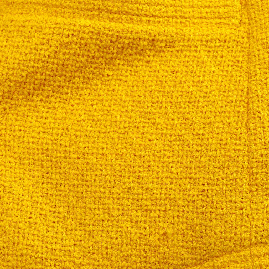 Chanel Double Breasted Collarless Jacket Yellow 17 #38