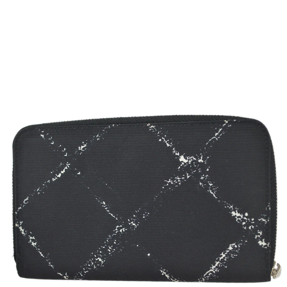 Chanel New Travel Line Black Nylon Wallet Purse