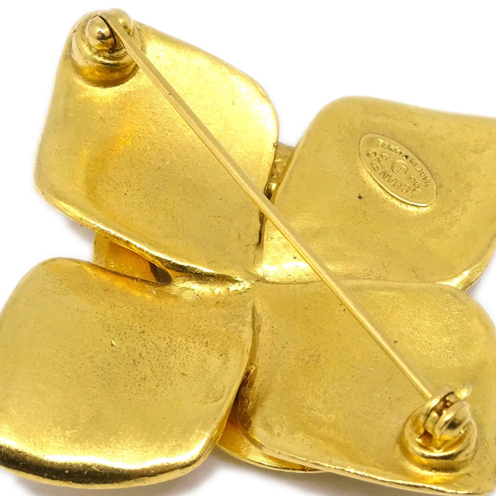 Chanel Brooch Pin Gold 96P