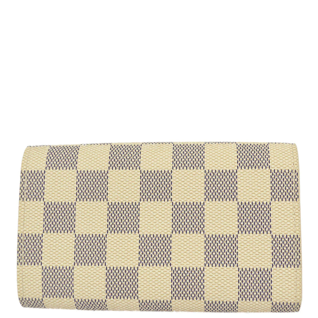 Louis Vuitton 2007 Damier Azur Portefeuille Tresol Purse Wallet N61744