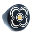 Chanel Ring Black #53 #13 01A