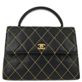 Chanel 2004-2005Black Calfskin Wild Stitch Kelly 30