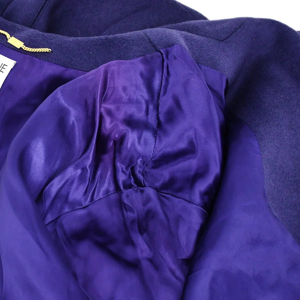 Celine Coat Purple #44