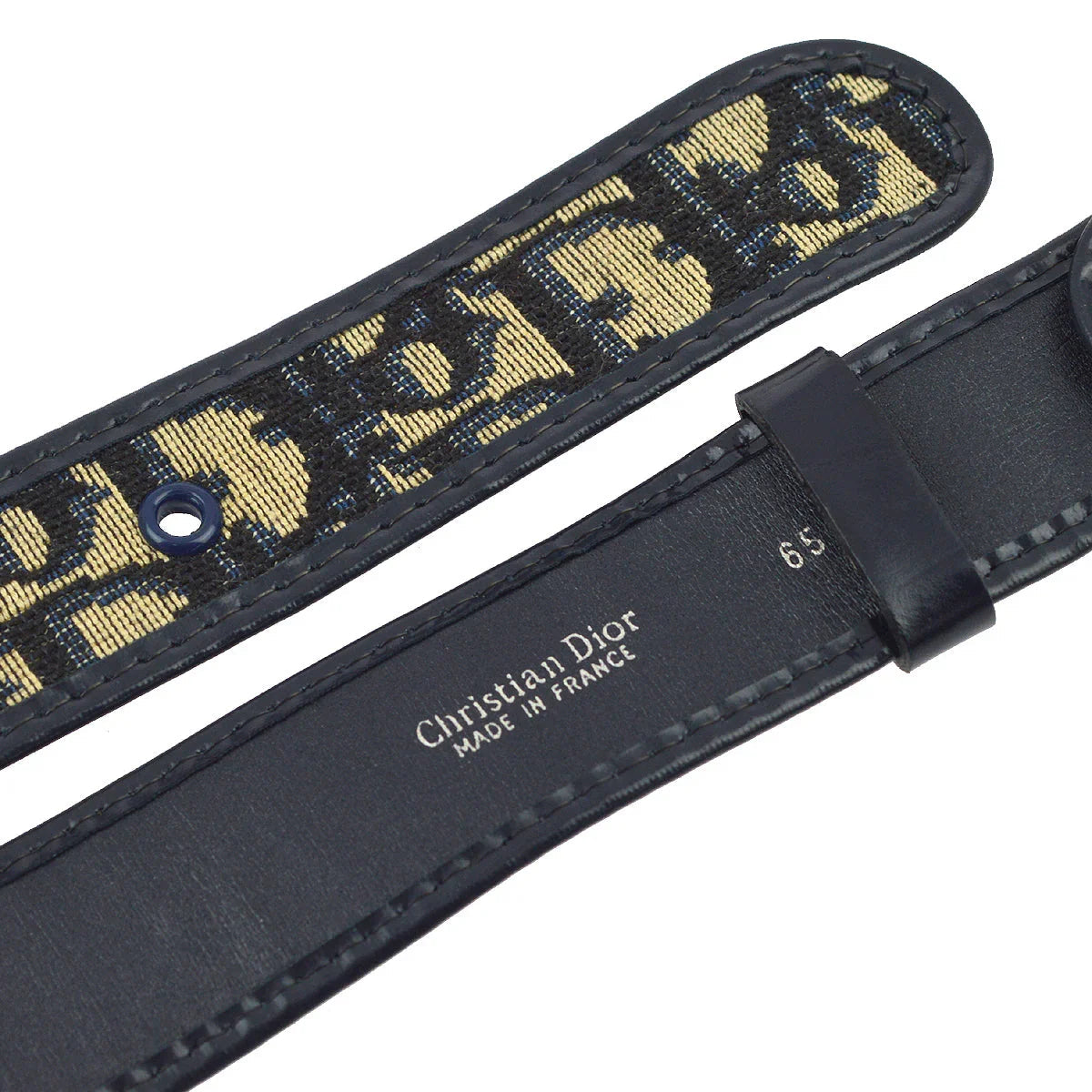 Christian Dior 1980s Trotter Belt #65
