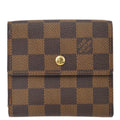 Louis Vuitton 2008 Damier Portefeuille Elise Bifold Wallet N61654