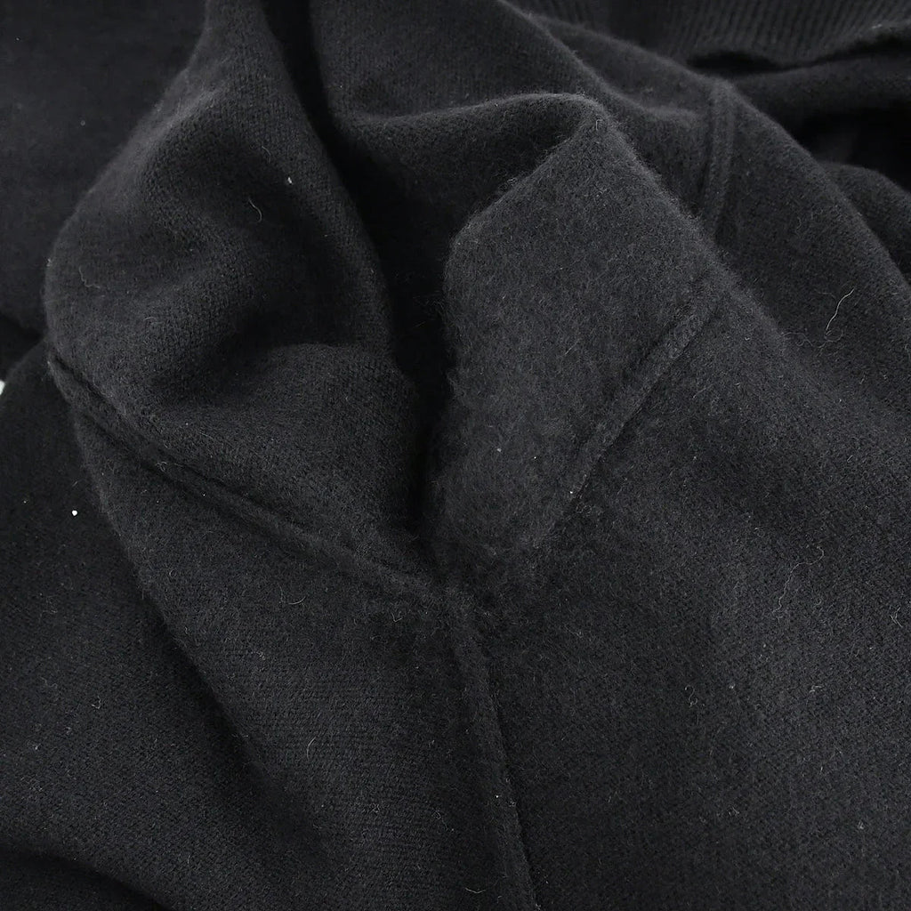 Chanel Long Sweater Black 94A #44