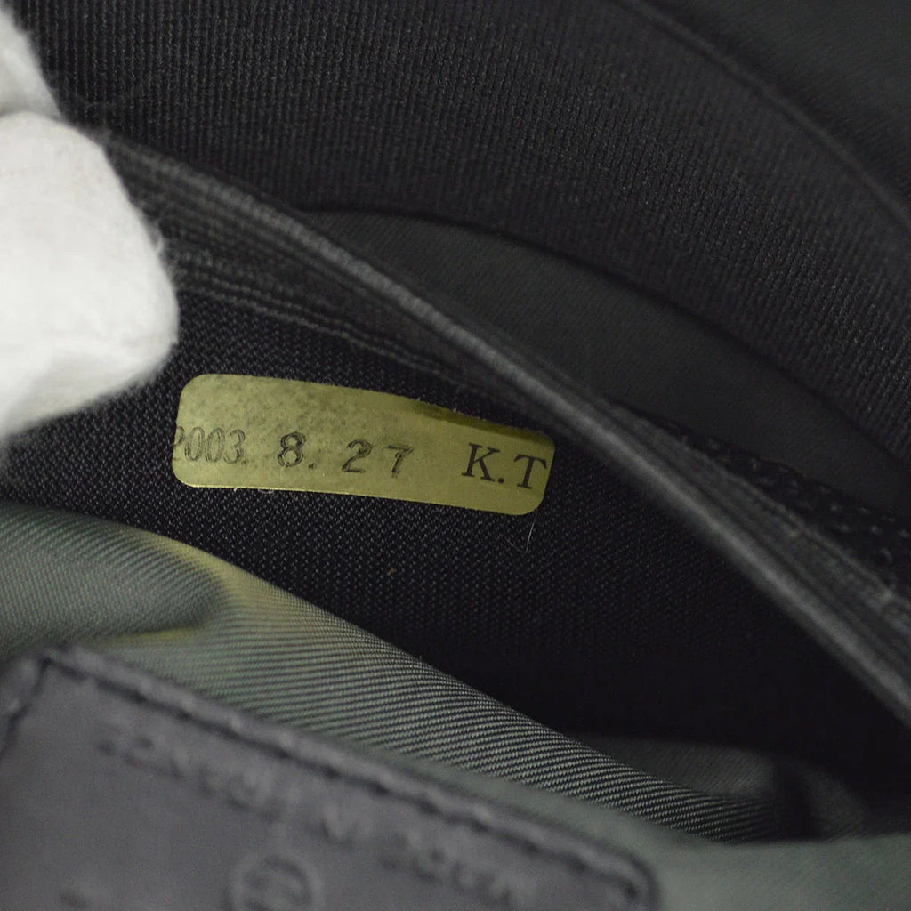 Chanel 2003-2004 Black Green Sport Line Bum Shoulder Bag