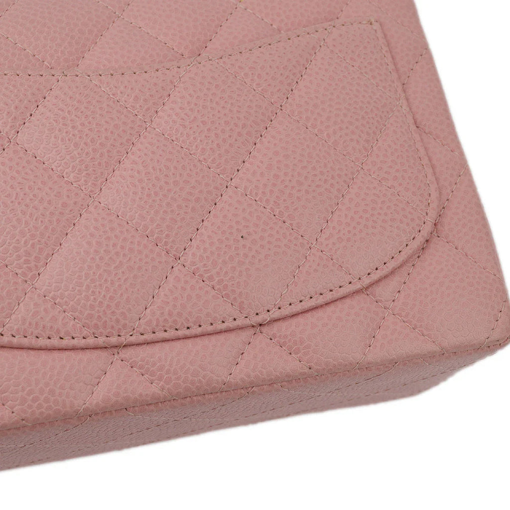 Chanel 2004-2005 Caviar Mini Square Bag 17