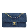 Chanel 1997-1999 Denim Medium Classic Double Flap Bag