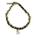 Chanel 1995 Crystal & Gold CC Choker